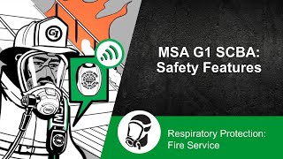 MSA G1 SCBA Safety Features [upl. by Bum]