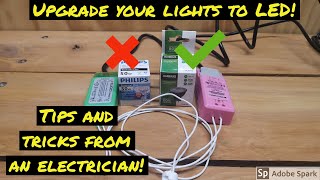 Changing Halogen Lights To LED [upl. by Ttennej]