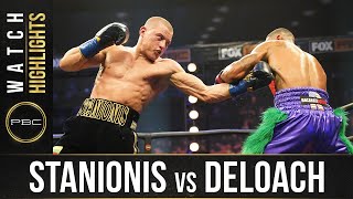 Stanionis vs DeLoach HIGHLIGHTS November 4 2020  PBC on FS1 [upl. by Pinsky]