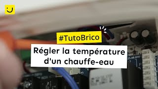 TUTO Régler la température dun chauffeeau [upl. by Colt530]