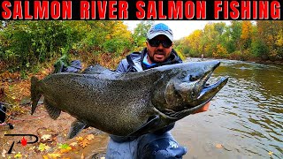 Salmon Fishing New Yorks World Famous Salmon River [upl. by Alinna]