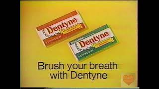 Dentyne Chewing Gum  Television Commercial  1986 [upl. by Ahsinoj110]