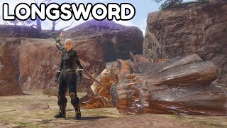 Sunbreak Longsword Barroth Breakdown Monster Hunter [upl. by Avirt]