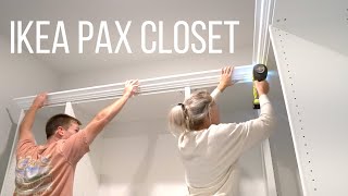 IKEA PAX Closet  Home With Stefani [upl. by Wong]