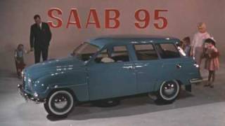 Saab TVreklam från 1961  quotSaab 95  Konturenquot [upl. by Lacim133]