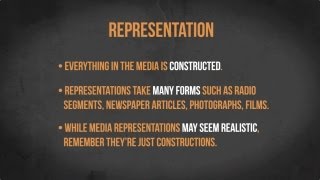 Media Representation  Media in Minutes  Episode 7 [upl. by Milone]