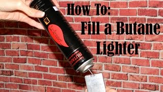 How to Fill a Butane Lighter [upl. by Aislehc]