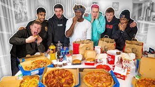 SIDEMEN EAT 70000 CALORIES IN 24 HOURS CHALLENGE [upl. by Anaud998]