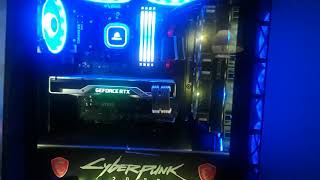 Corsair iCUE 465x RGB Case H100i Cyberpunk 2077 PC BUILD [upl. by Haleemaj361]