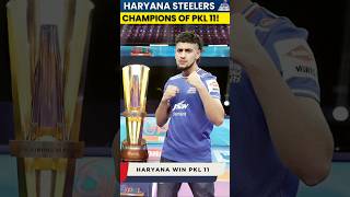 Haryana Steelers Win PKL season 11 🤯🏆 [upl. by Carper]