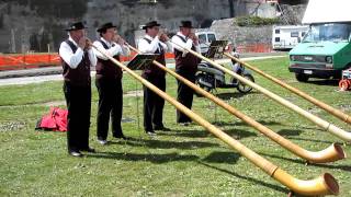 Alphorn Festival Nendaz Switzerland [upl. by Nivac444]