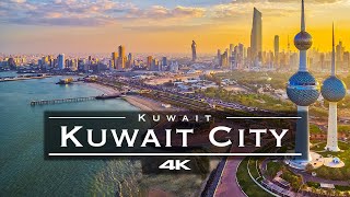 Kuwait City Kuwait 🇰🇼  by drone 4K  مدينة الكويت من فوق [upl. by Lubin788]