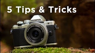 Olympus OMD EM10 Mk II  5 Tips and Tricks [upl. by Elrebma769]