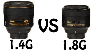 Nikon 85mm 14G vs 18G [upl. by Eillod303]