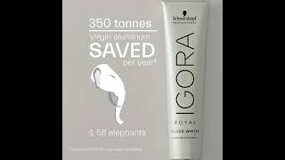 Schwarzkopf Igora Royal Absolutes Silverwhite Sustainability  Salons Direct [upl. by Jessa67]