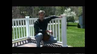 How to Install Composite Deck Railing Video [upl. by Nonnahsal]