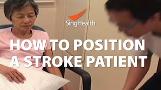 How To Position A Stroke Patient [upl. by Aloin]