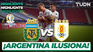 Highlights  Argentina vs Uruguay  Copa América 2021  Grupo AJ2  TUDN [upl. by Dani54]