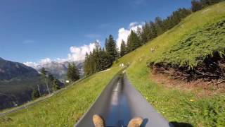 Kandersteg Alpine Slide [upl. by Leahcimdivad]