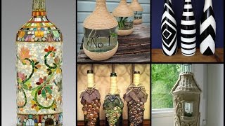 50 Beautiful Bottle Decorating Ideas – DIY Recycled Room Decor [upl. by Ezra]