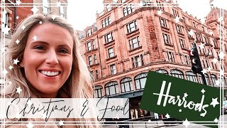 Harrods At Christmas  Food amp Decorations Tour  Vlogmas 2020 [upl. by Urian703]