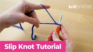 How to Slip Knot Crochet [upl. by Surdna]