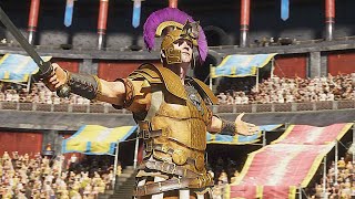 Damocles VS Commodus  Gladiator Colosseum Fight Scene  Ryse Son of Rome [upl. by Yemorej]