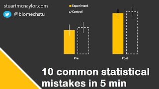 Ten Statistical Mistakes in 5 Min [upl. by Oirottiv]