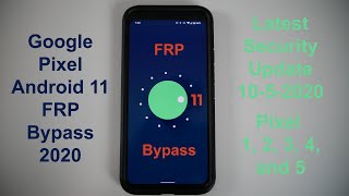 Google Pixel 1 2 3 4 amp 5 Android 11 FRP bypass without apps or passcode [upl. by Berthe]