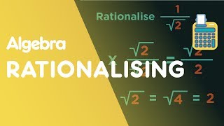 Rationalising The Denominator  Algebra  Maths  FuseSchool [upl. by Atiuqal]