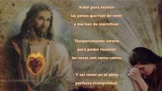 Oración al Sagrado Corazón de Jesús ♡ [upl. by Nanoc]