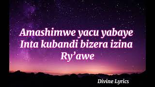 YAMISI  Alvella Muhimbare lyrics Video [upl. by Airym]