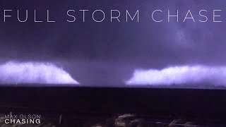 Storm Chasing the Quad State Tornadic Supercell  December 10 2021 [upl. by Latsirhc670]