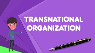 What is Transnational organization Explain Transnational organization [upl. by Ludvig]