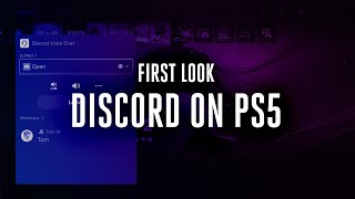 First look at Discord on PS5 [upl. by Loveridge]