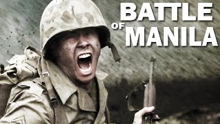 Battle of Manila  1945  Liberation of the Philippines by the US Army  Documentary [upl. by Mungam]