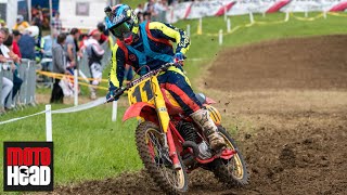 2stroke retro raw Legendary 1981 Maico 490 raced at iconic Farleigh Castle [upl. by Relyat336]