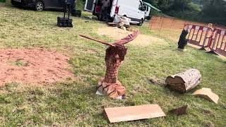 A fabulous range of wooden sculpture at Caerleon festival 2024 [upl. by Cassidy]