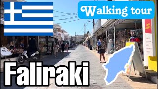 Faliraki Rhodes Walking Tour [upl. by Parshall]