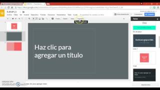 Cómo crear Presentaciones en Google Drive [upl. by Hyacinthia]