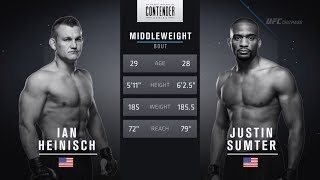 FREE FIGHT  Heinisch Throws Huge Elbows on the Ground  DWCS Week 7 Contract Winner  Season 2 [upl. by Buyer]