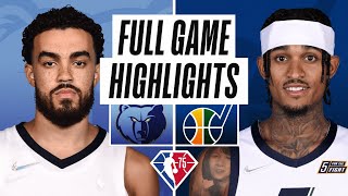 GRIZZLIES at JAZZ  FULL GAME HIGHLIGHTS  April 5 2022 [upl. by Higginson339]