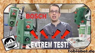 Bosch PBD 40 die perfekte Heimwerker Ständerbohrmaschine  Unboxing und extrem Test  Bohrmaschine [upl. by Neddra]