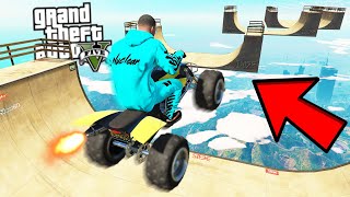 GTA 5 HARDEST QUAD BIKE RACE WITH CHOP amp BOB 999 IMPOSSIBLE PARKOUR GTA V 2 [upl. by Yawnoc]