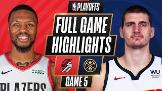 6 TRAIL BLAZERS at 3 NUGGETS  FULL GAME HIGHLIGHTS  June 1 2021 [upl. by Llevert749]