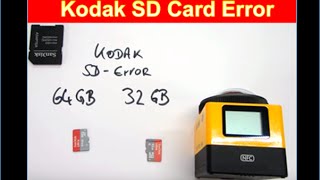 Solved Kodak SD Card Error [upl. by Meras]