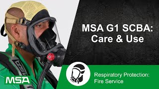 MSA G1 SCBA Care amp Use [upl. by Obla]