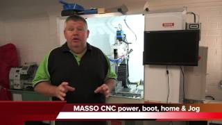 Masso CNC Tutorial Part 1  Power boot up homing amp jogging [upl. by Akemyt]