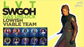 LVT  LOW GEAR GAS Unlock P2  P4 Guide  Clash on Kamino  SWGOH  Galaxy of Heroes [upl. by Nannerb]