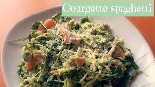 Courgette spaghetti  Carin Pool Voedingsbureau [upl. by Marlo27]